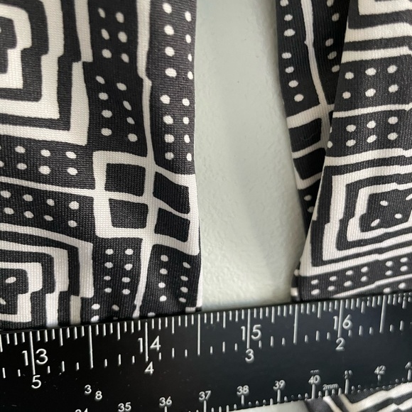 Tommy Bahama Monochrome Square Print Dress - Picture 9 of 9